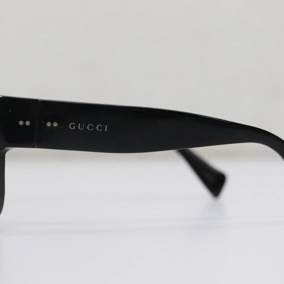 Gucci [GG0870S 001] Men's Black /Green Oval Sunglasses - Picture 4 of 14